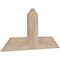 Ekena Millwork Portland Smooth Timber Gable Bracket, Douglas Fir, 36"W x 18"H x 1 1/2"D x 5 1/2"F, 12/12 Pitch GBW036X18X0206POR00SDF - alternate 3